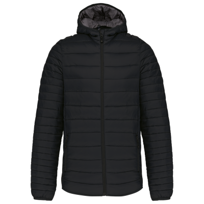 Men's lightweight hooded padded jacket